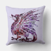 ファンシー龍の枕 クッション (裏面)