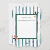 ファンシー-クリスマスカード-緑-フォトカード シーズンカード (裏面)