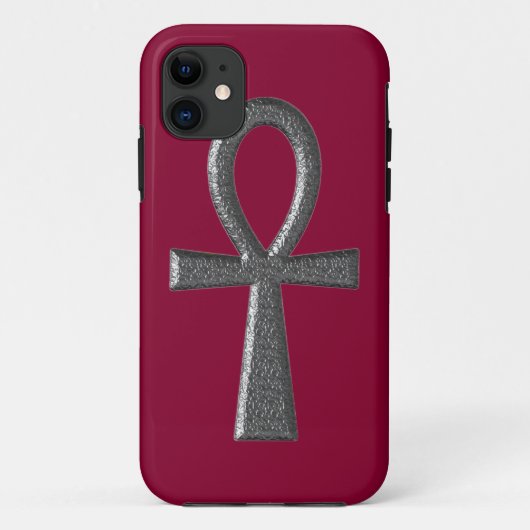 ファンシー シルバー アンク Case-Mate iPhoneケース (裏面)
