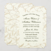 ファンシー フォリア ウェディング 招待状 (正面/裏面)