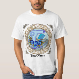 ファンシー ブルー パンジー ビューティシャン Tシャツ