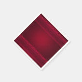 ファンシー&赤エレガント背景スタイリッシュ スタンダードカクテルナプキン (角)