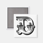 ファンシーD角磁石 マグネット (正面/裏面)