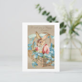 ファンシーE-Notsとバスケット忘れのイースターバニー ポストカード (スタンド正面)