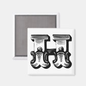 ファンシーH角磁石 マグネット (正面/裏面)