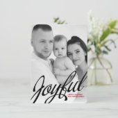 ファンシーJoyful Holiday Photo シーズンカード (スタンド正面)