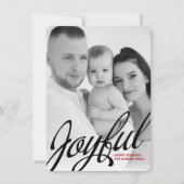 ファンシーJoyful Holiday Photo シーズンカード (正面)