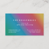 ファンシーRainbowを使う 名刺 (裏面)