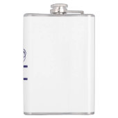 ファンシーSplit Monogram Letter "L"カスタマイズ可能 フラスク (裏面)