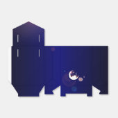 ファンスブルーの三日月のラマダンのモスク フェイバーボックス (折り畳みなし)