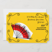 ファンスペインのコーナー水平 招待状 (裏面)