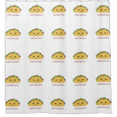 ファンタおもしろいスタコタコプンキュートかわいいタコ シャワーカーテン (正面)