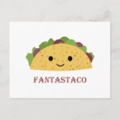 ファンタおもしろいスタコタコプンキュートかわいいタコ シーズンポストカード (正面)
