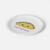 ファンタおもしろいスタコタコプンキュートかわいいタコ ペーパープレート (アングル)