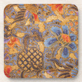 ファンタジアのろうけつ染め コースター (正面)