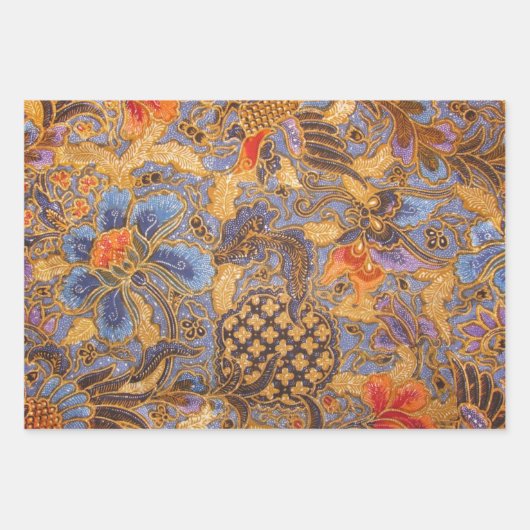 ファンタジアろうけつ染め ラッピングペーパーシート (正面3)