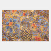 ファンタジアろうけつ染め ラッピングペーパーシート (正面)