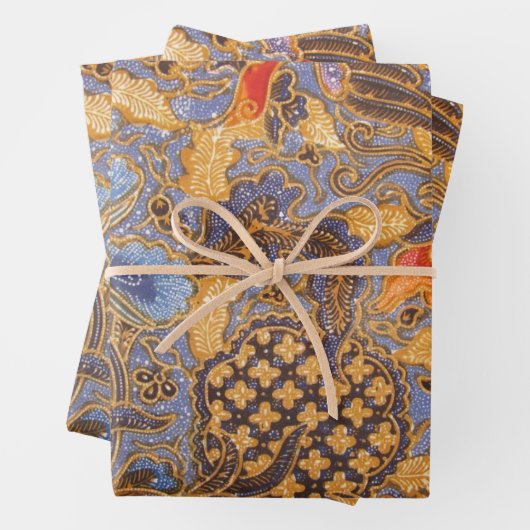 ファンタジアろうけつ染め ラッピングペーパーシート (インサイチュ)