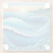 ファンタジアウォーターズシースケープ ガラスコースター (裏面)