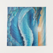 ファンタジアウォーターズシースケープ タペストリー (正面(横))