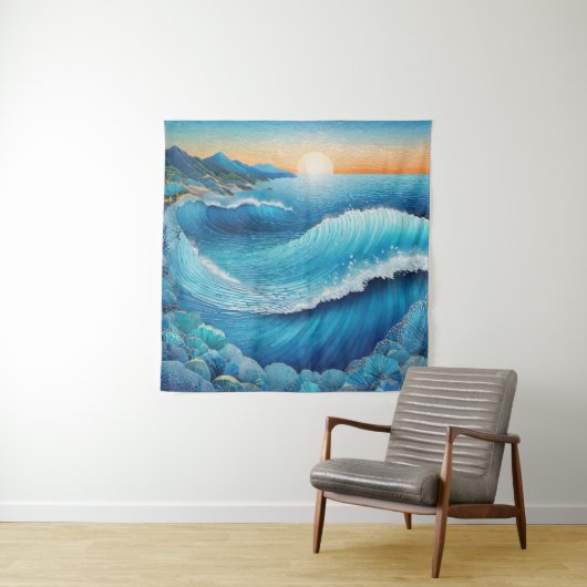 ファンタジアウォーターズシースケープ タペストリー (インサイチュ)