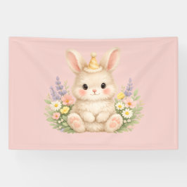 ファンタジックなウサギ 横断幕
