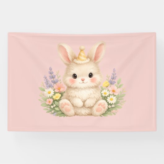 ファンタジックなウサギ 横断幕 (横)