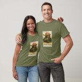 ファンタジックな思考戦車のカートゥーン デザイン Tシャツ (ユニセックス)