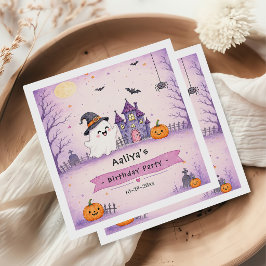 ファンタジックハロウィン誕生日パーティー スタンダードカクテルナプキン