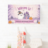 ファンタジックハロウィン誕生日パーティー 横断幕 (インサイチュ)