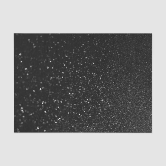 ファンタジックブラックボケラメ写真 薄葉紙 (正面)