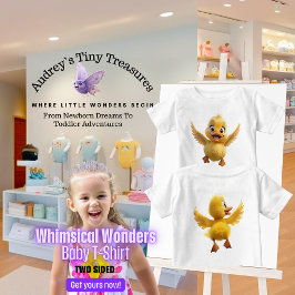 ファンタジックワンダーズ ベビー半袖アヒルTシャツ ベビーTシャツ