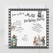 ファンタジックワンダーランド誕生日パーティー 招待状 (裏面)