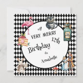 ファンタジックワンダーランド誕生日パーティー 招待状 (正面)