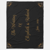 ファンタジーおとぎ結婚話 フリースブランケット (正面)