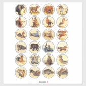 ファンタジーおとぎ野獣アートサークルのコラージングシート シール (シート)