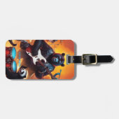 ファンタジーおもしろいかわいいロックバンド ラゲッジタグ (正面横)