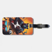 ファンタジーおもしろいかわいいロックバンド ラゲッジタグ (裏面横)
