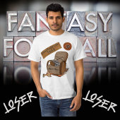 ファンタジーおもしろいサッカーの負けシャツパーソナライズされた Tシャツ
