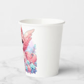 ファンタジーおもしろいユニコーン赤ちゃんシャワー 紙コップ (左)