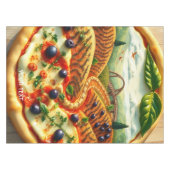 ファンタジーお洒落のイタリアン風景 テーブルクロス (正面(横))