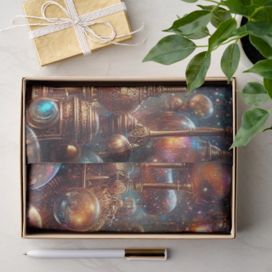 ファンタジーお洒落アートスチームパンクチップムンクデクページ 薄葉紙 (ギフト)