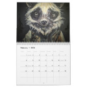 ファンタジーお洒落シュルレアリズム12ヶ月カレンダー カレンダー (2月 2026)