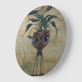 ファンタジーお洒落シュールレアリスムウォールクロック ラージ壁時計 (傾斜)