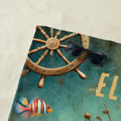 ファンタジーお洒落スチームパンクシーホース ビーチタオル (インサイチュ)