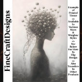 ファンタジーお洒落フローラ女の子V3デコページ 薄葉紙