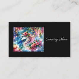 ファンタジーお洒落ユニコーン 名刺