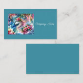 ファンタジーお洒落ユニコーン 名刺 (正面/裏面)