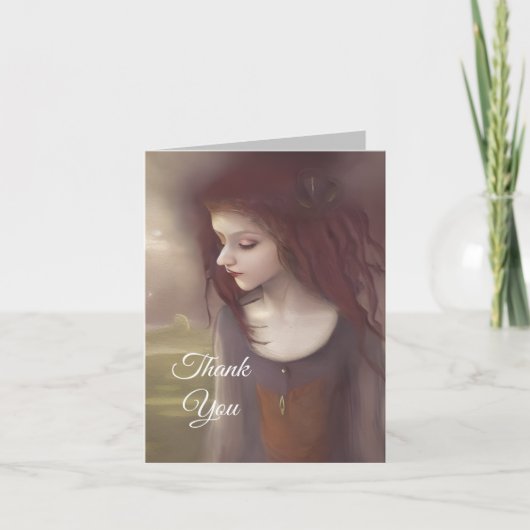 ファンタジーお洒落リトルフェアリー サンキューカード (正面)