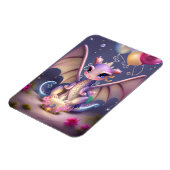 ファンタジーかわいいかわいいベビードラゴン マグネット (左側)